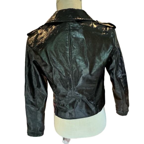 Forever 21 Viscose Moto Cropped Jacket. Size Small - Picture 2 of 5
